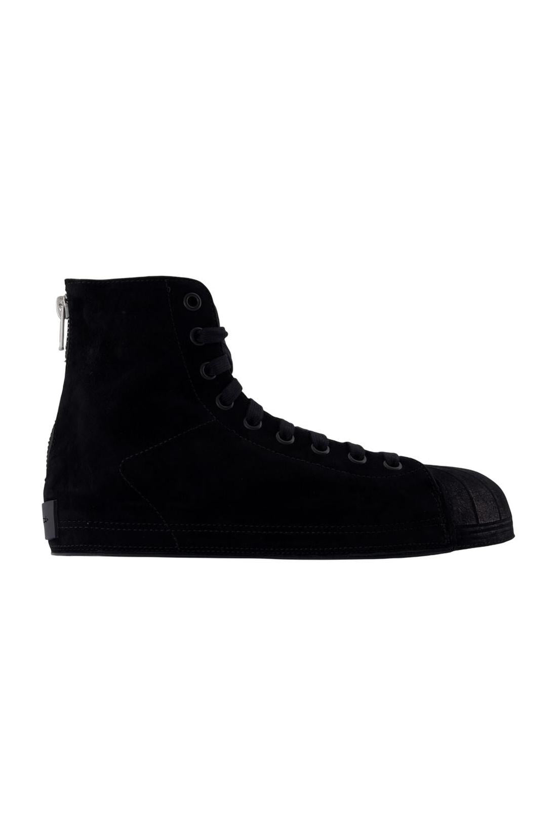 Y-3-Nizzastar Hi Sneakers - Y-3 - Leder - Schwarz-Sneaker-Black-Deal-Outlet-by-ARCHIVIST