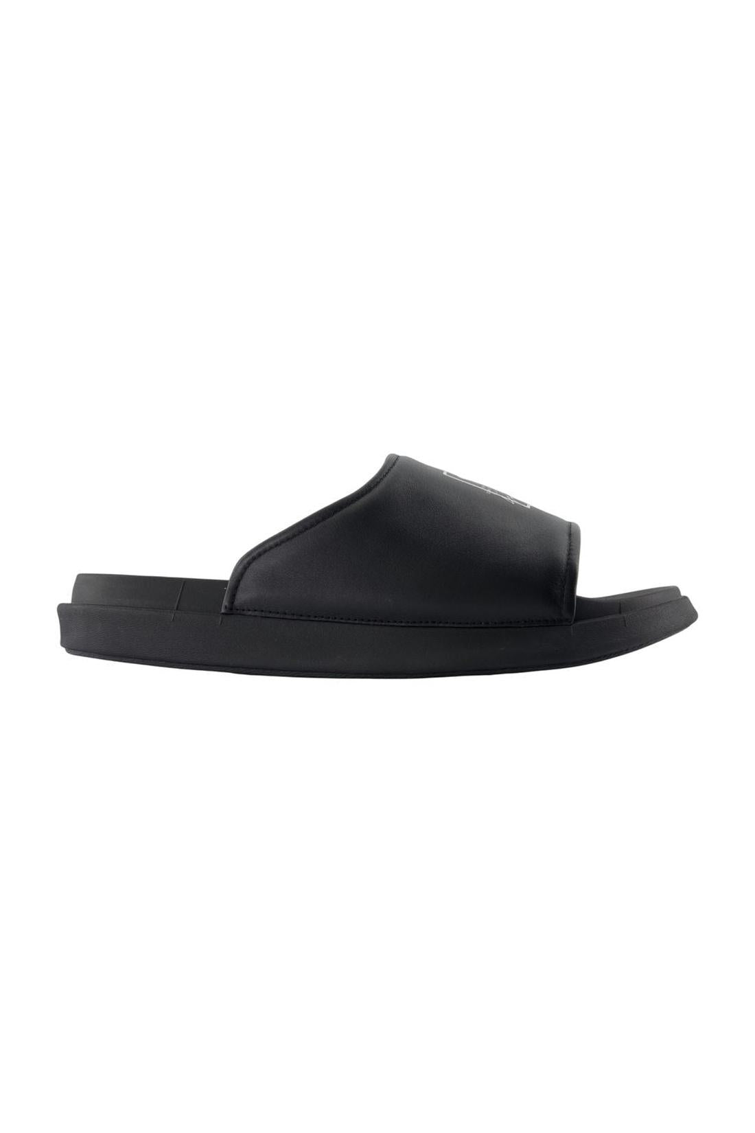 Sandalen - Y-3 - Leder - Schwarz
