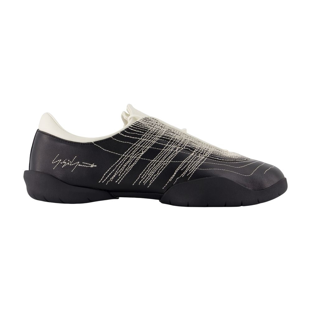 Sneakers  Regu Embroidery - Y-3 - Leder - Schwarz