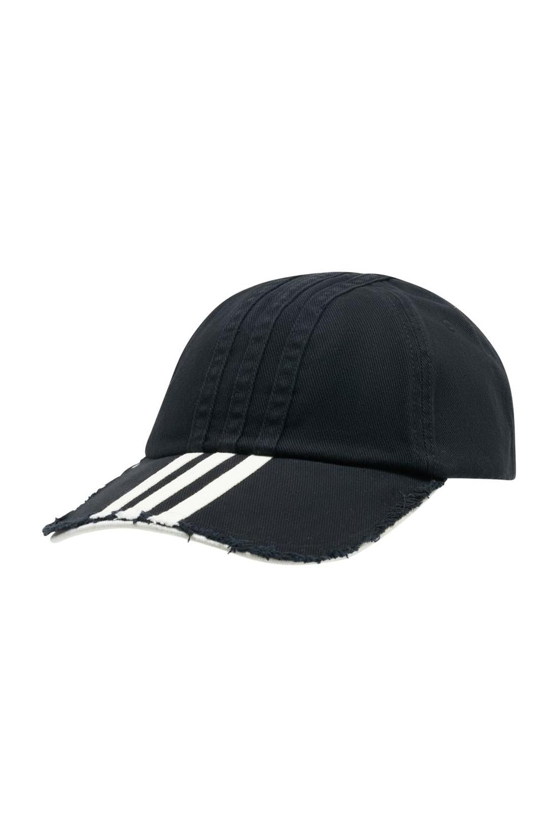 Mütze Stripes - Y-3 - Baumwolle - Schwarz-Outdoor-Y-3-One size-black-ARCHIVIST