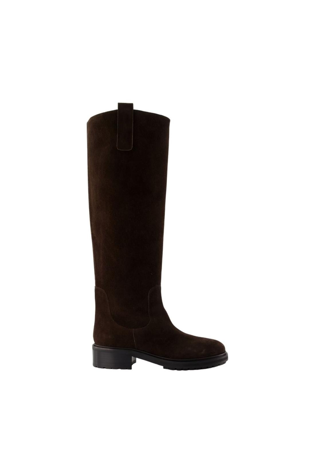 Henry-Stiefel – Aeyde – Leder – Dunkelbraun
