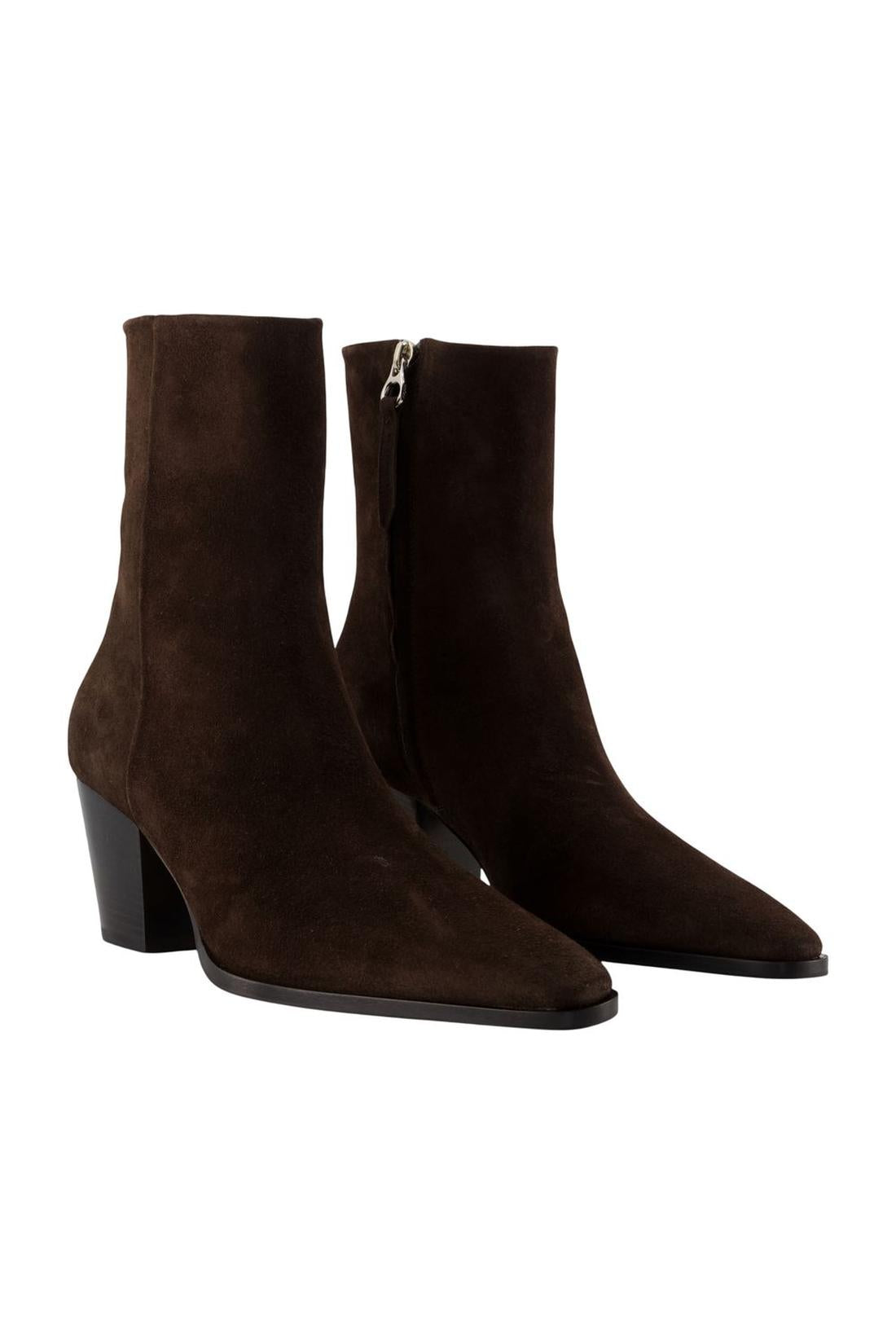 Stiefeletten Hedvig – Aeyde – Leder – Dunkelbraun