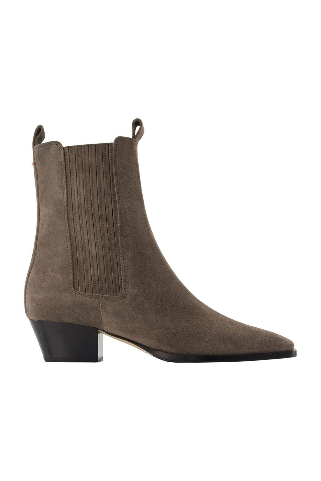 Agata-Stiefeletten – Aeyde – Leder – Greige