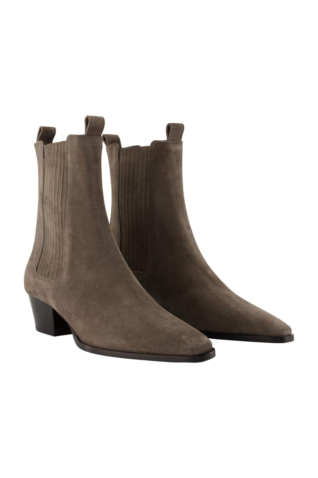 Agata-Stiefeletten – Aeyde – Leder – Greige