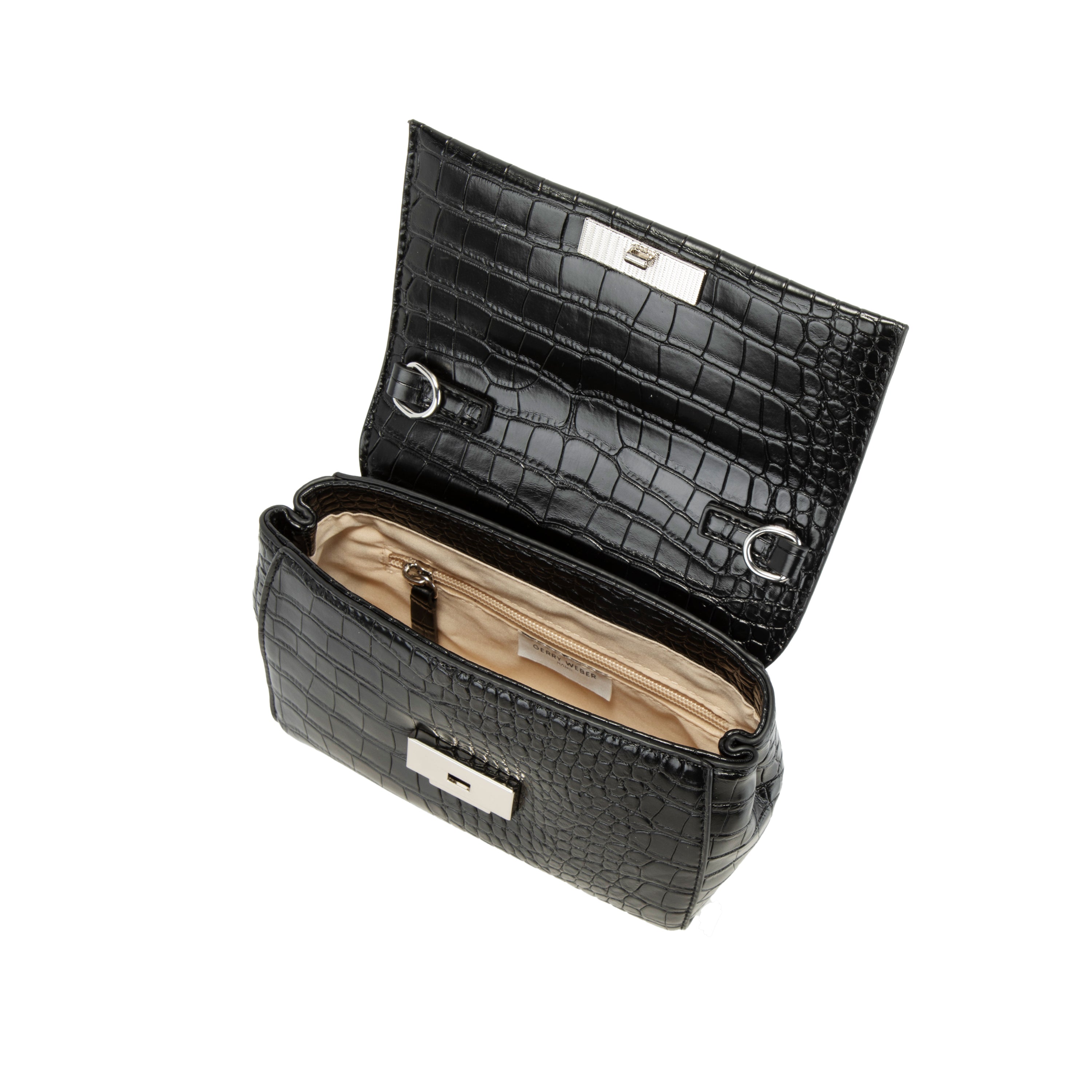 Gerry Weber-Gerry Weber - Damen Schultertasche Festive Croco-Taschen-Black-Deal-Outlet-by-ARCHIVIST