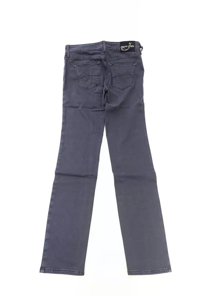 Blaue Cotton-Like Damenjeans