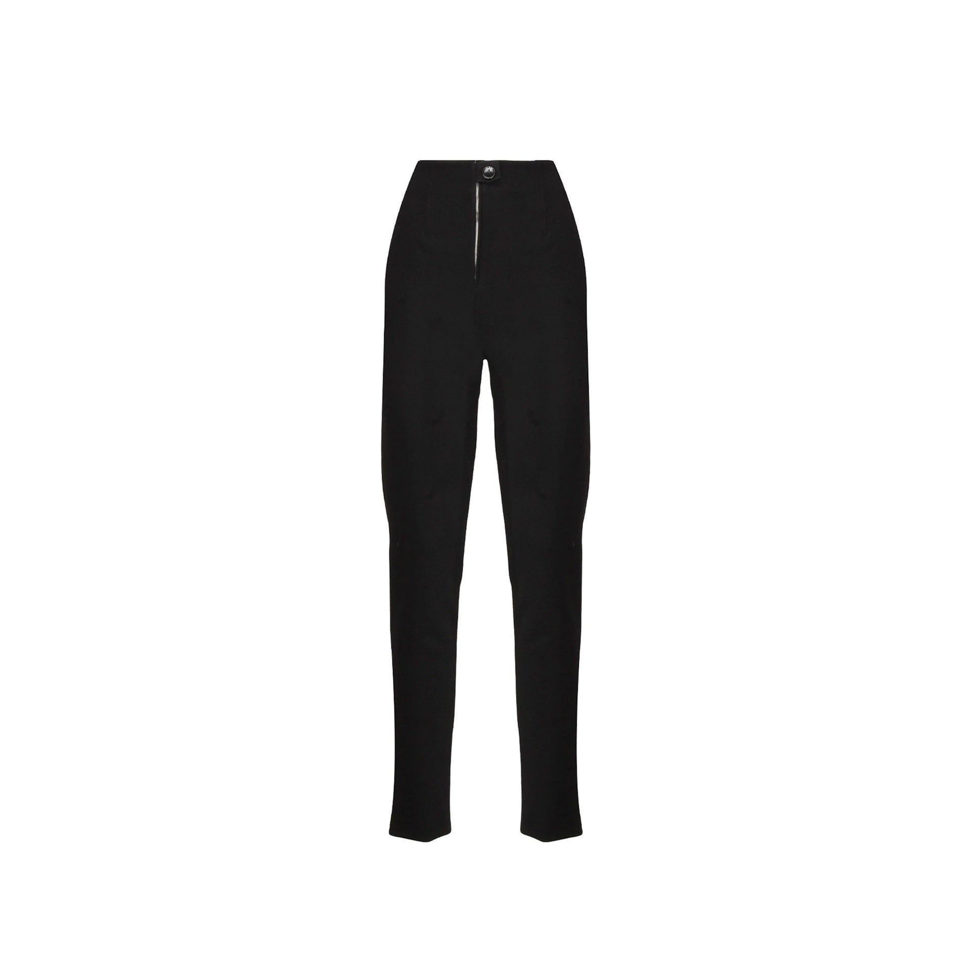 Alaia Blend Wool Leggins-WOMEN CLOTHING-ALAIA-BLACK-38-ARCHIVIST