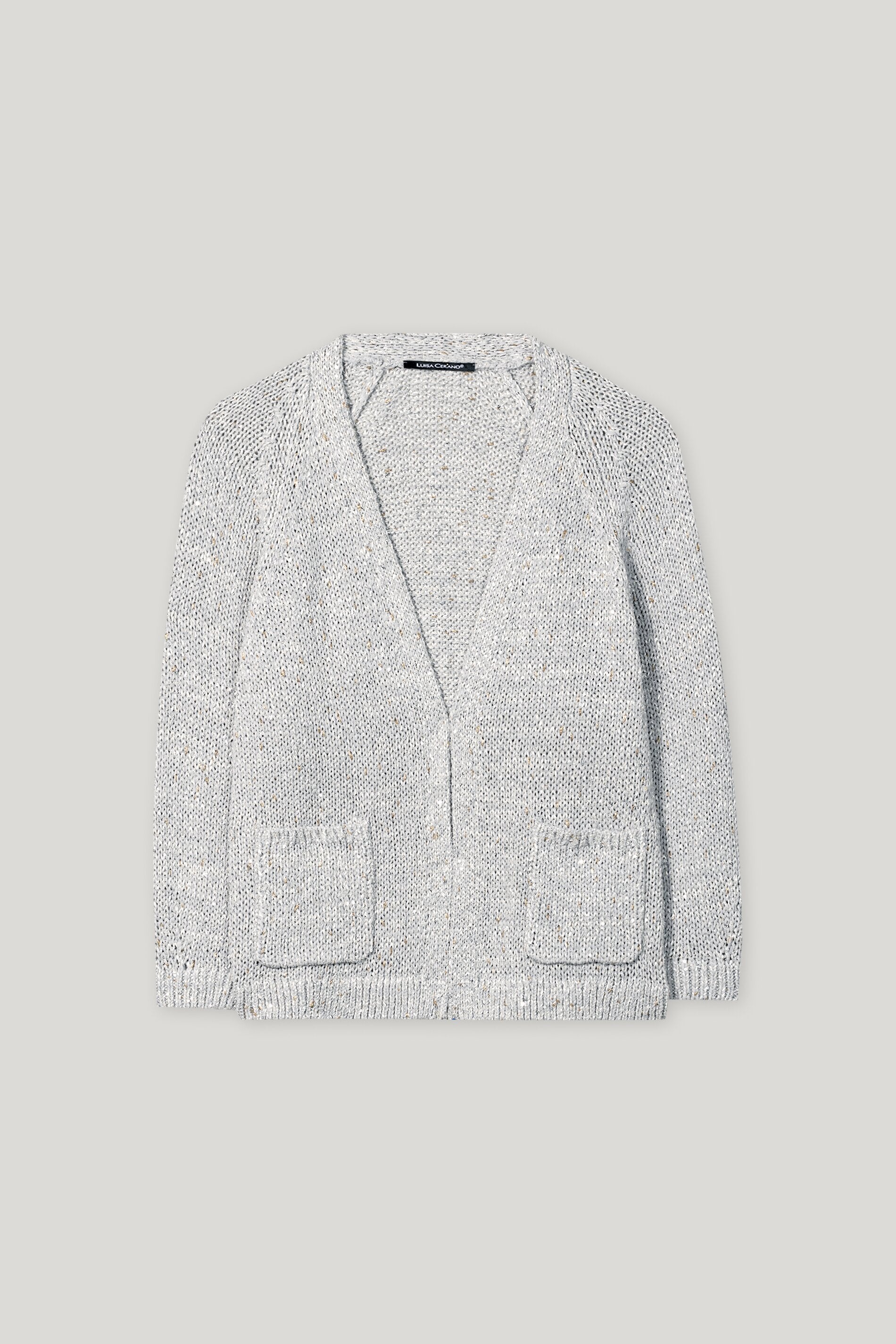 Cardigan aus Fancy-Garn