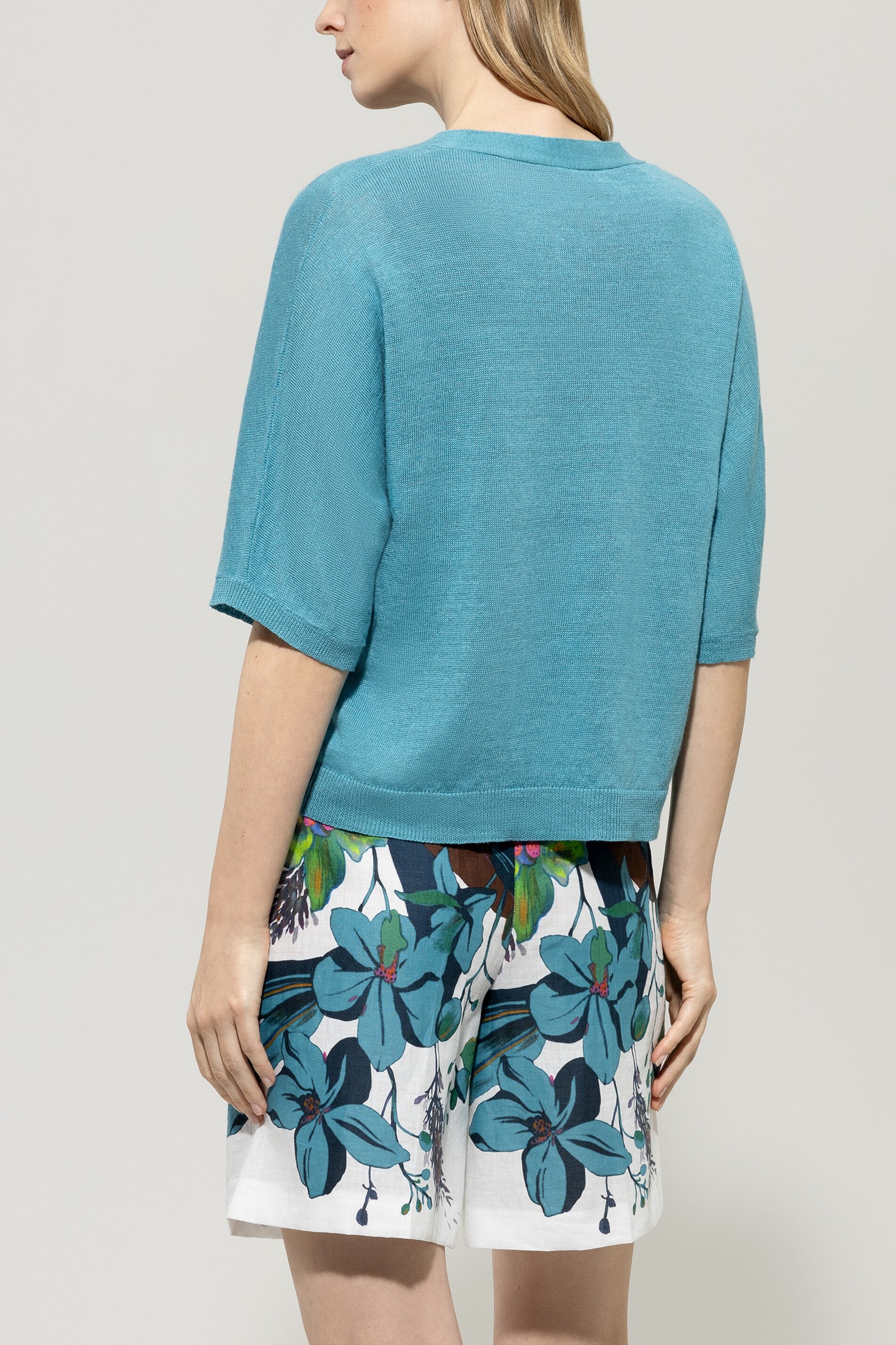 Leinen-Cardigan
