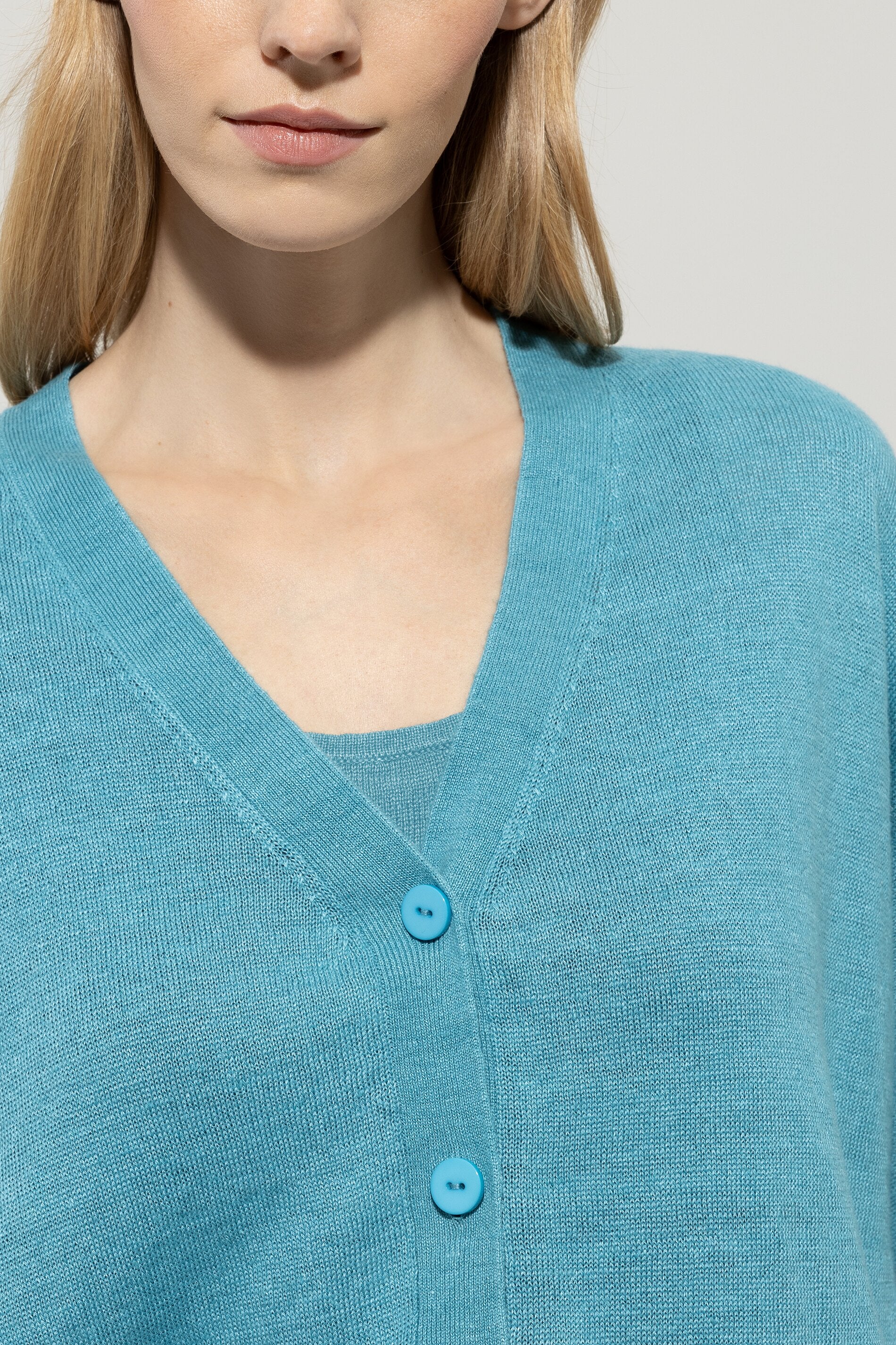 Leinen-Cardigan