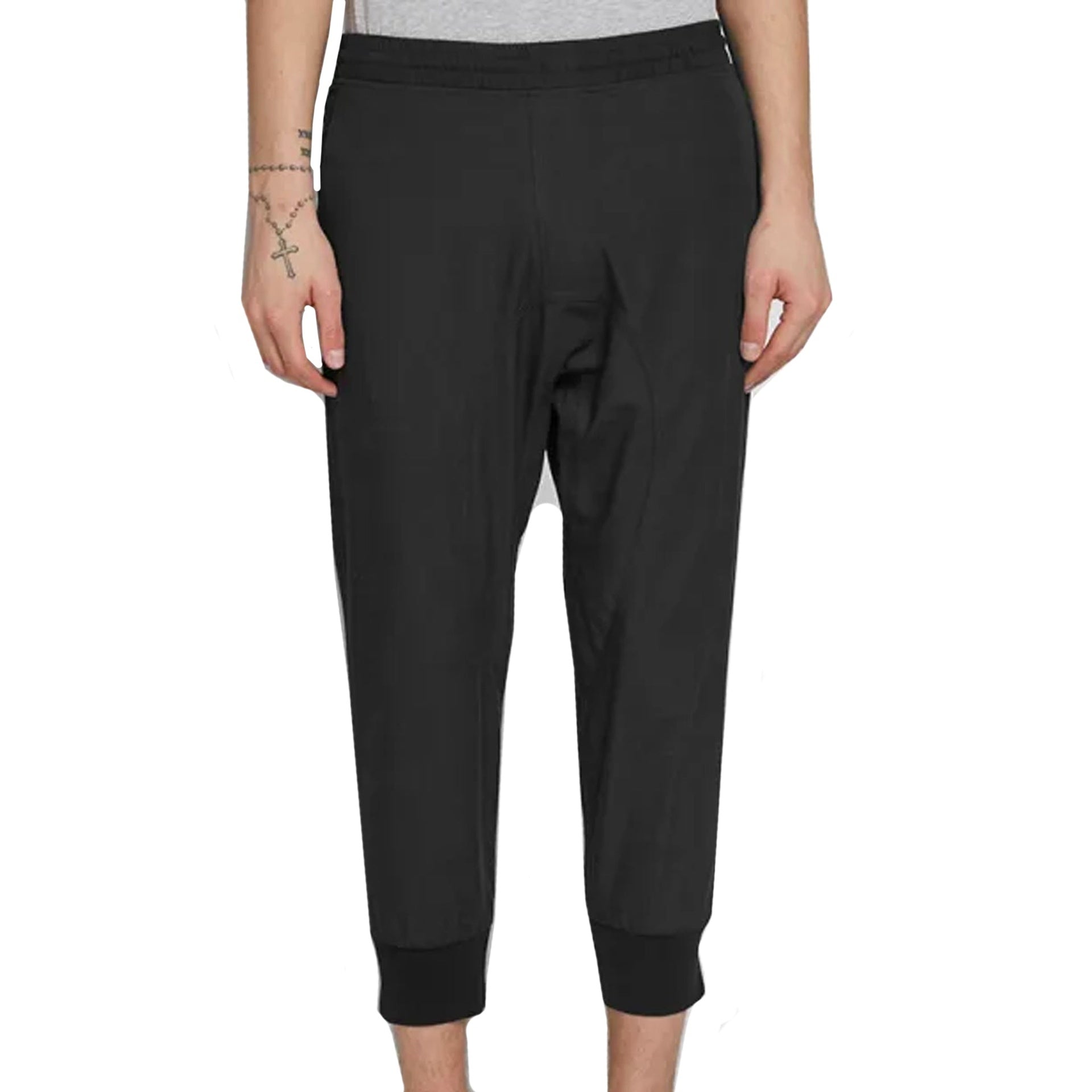 Neil Barrett-Neil Barrett Cotton Pants-MEN CLOTHING-Black-Deal-Outlet-by-ARCHIVIST