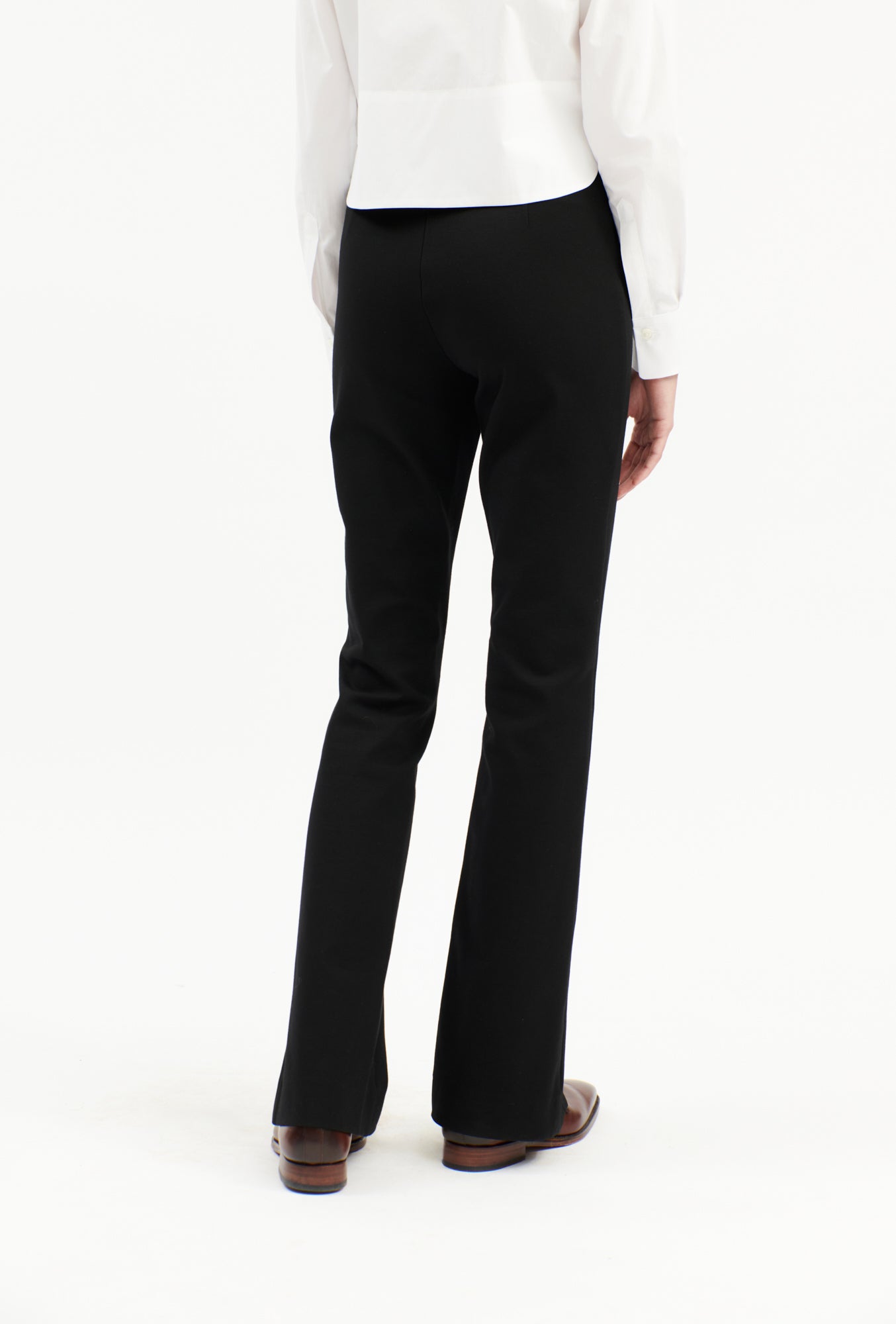 COMPACT JERSEY Hose, Jet Black-Hosen-Odeeh-OUTLET-ARCHIVIST-ARCHIVE-SALE