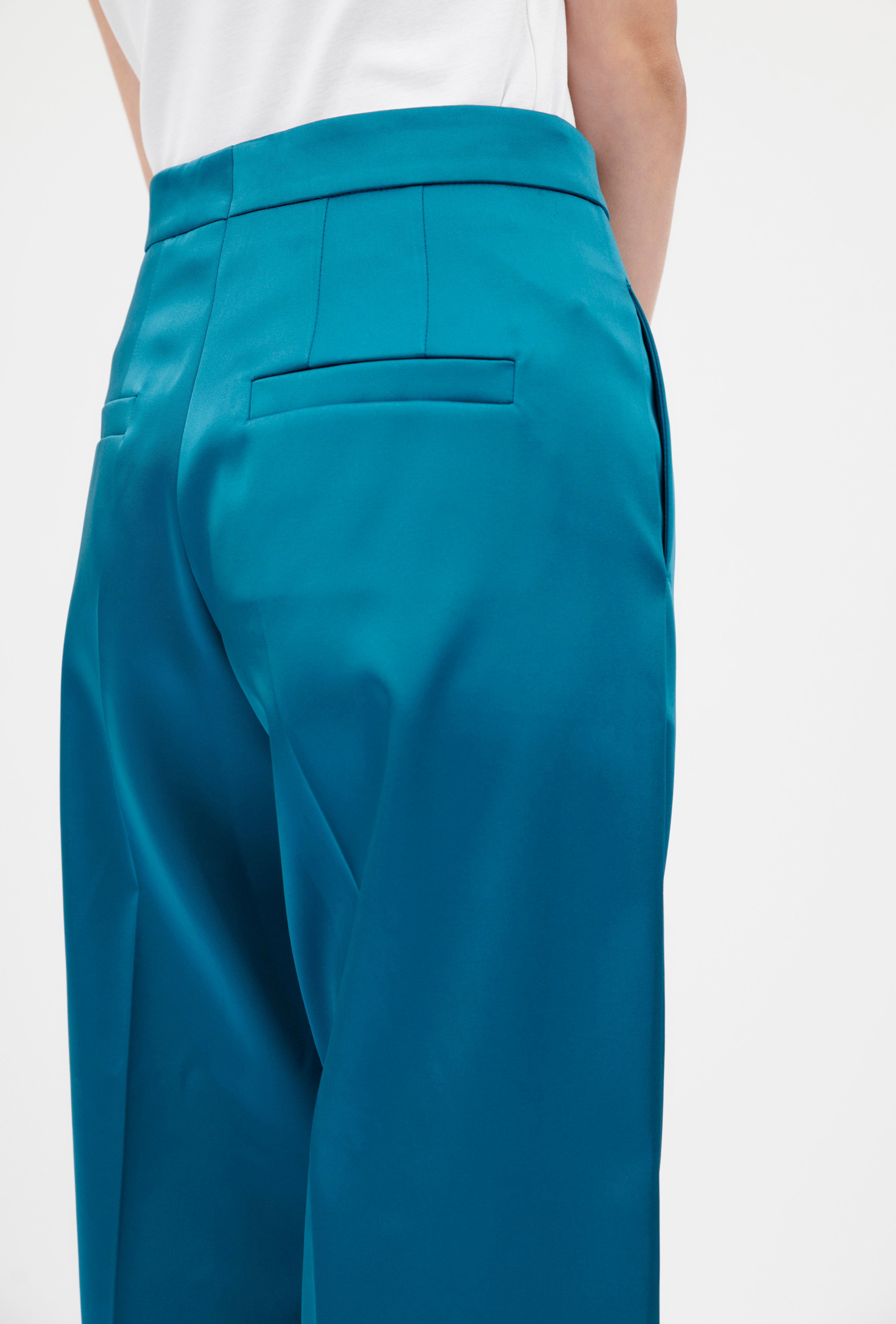 Stretch Duchesse Hose, Peacock-Jacken & Mäntel-Odeeh-OUTLET-ARCHIVIST-ARCHIVE-SALE