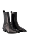 Aeyde-Stiefeletten Luis aus schwarzem Leder-Stiefel & Stiefeletten-Black-Deal-Outlet-by-ARCHIVIST