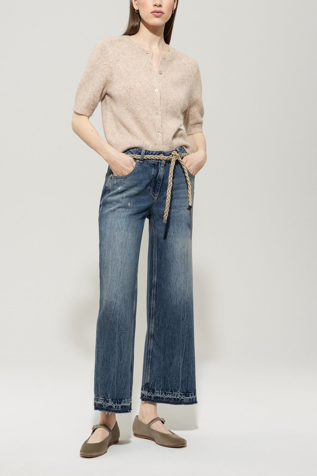Feinstrick-Cardigan