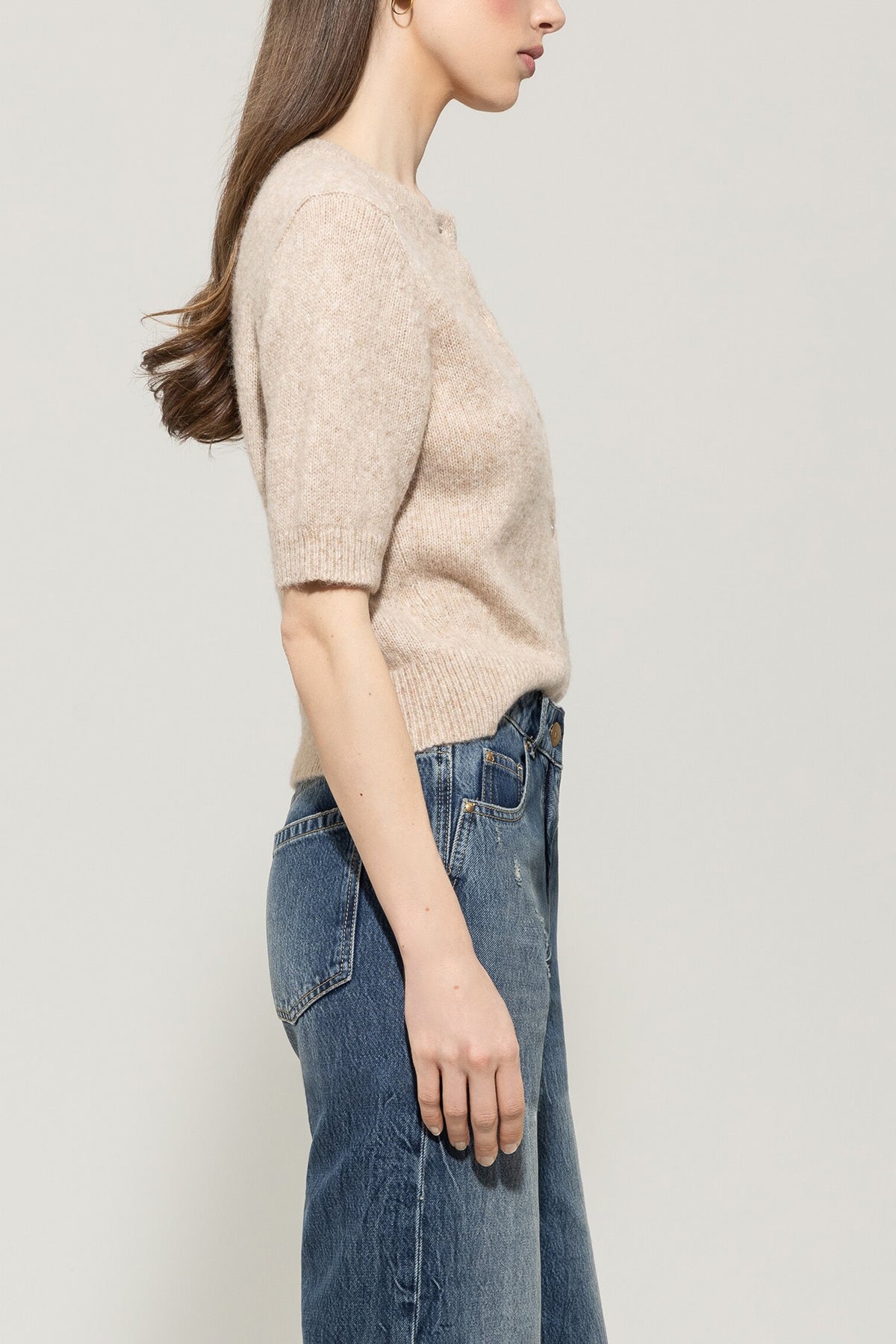 Feinstrick-Cardigan