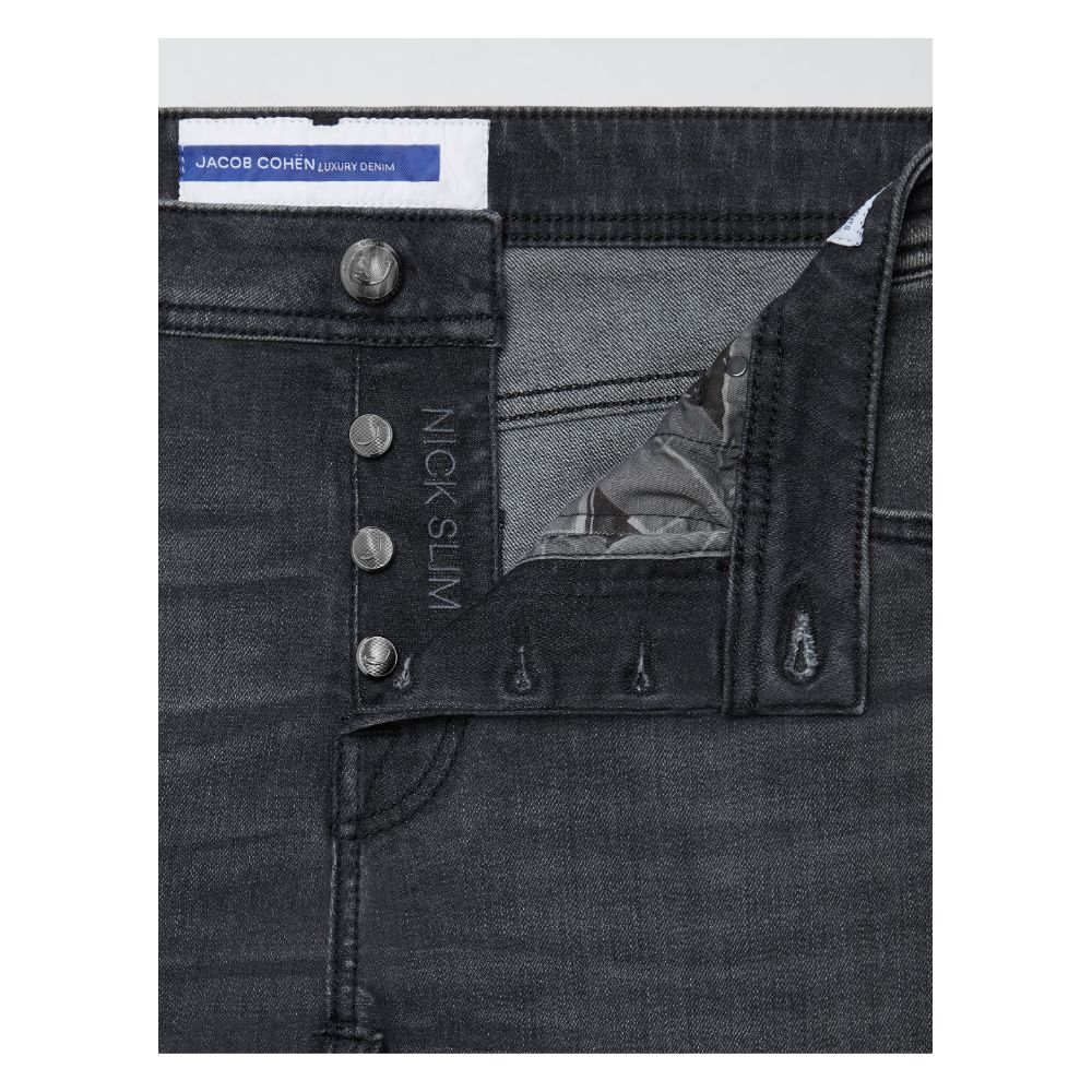 Schlanke Slim Fit Schwarz Stretch Jeans