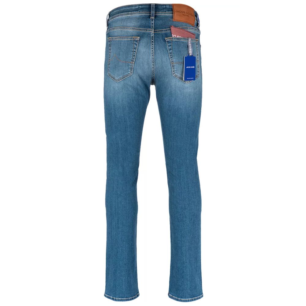 Slim Fit Hellblaue Stretch Jeans