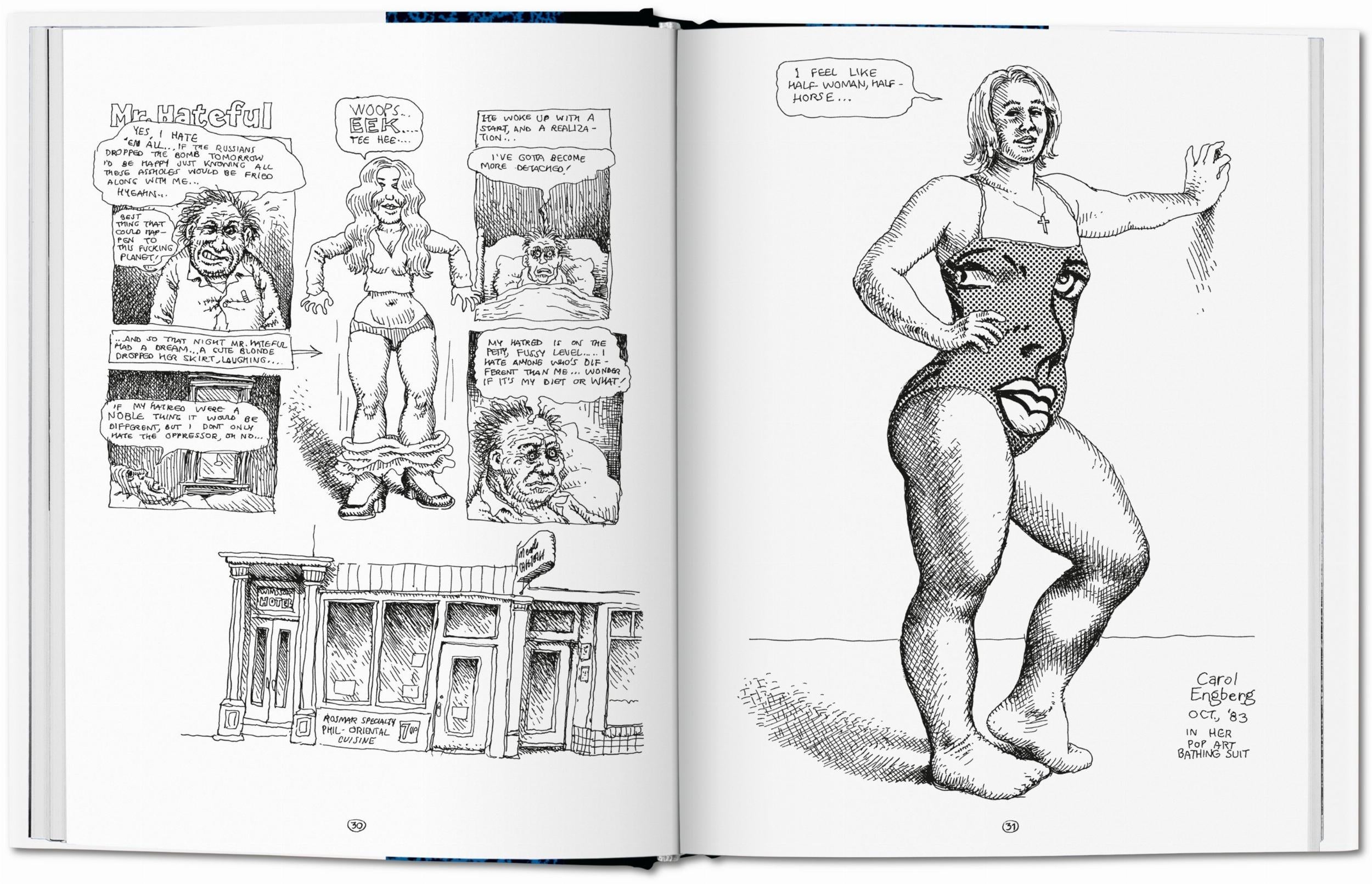 Taschen-Robert Crumb. Sketchbook Vol. 4. 1982–1989 (English)-Sexy Books-Black-Deal-Outlet-by-ARCHIVIST