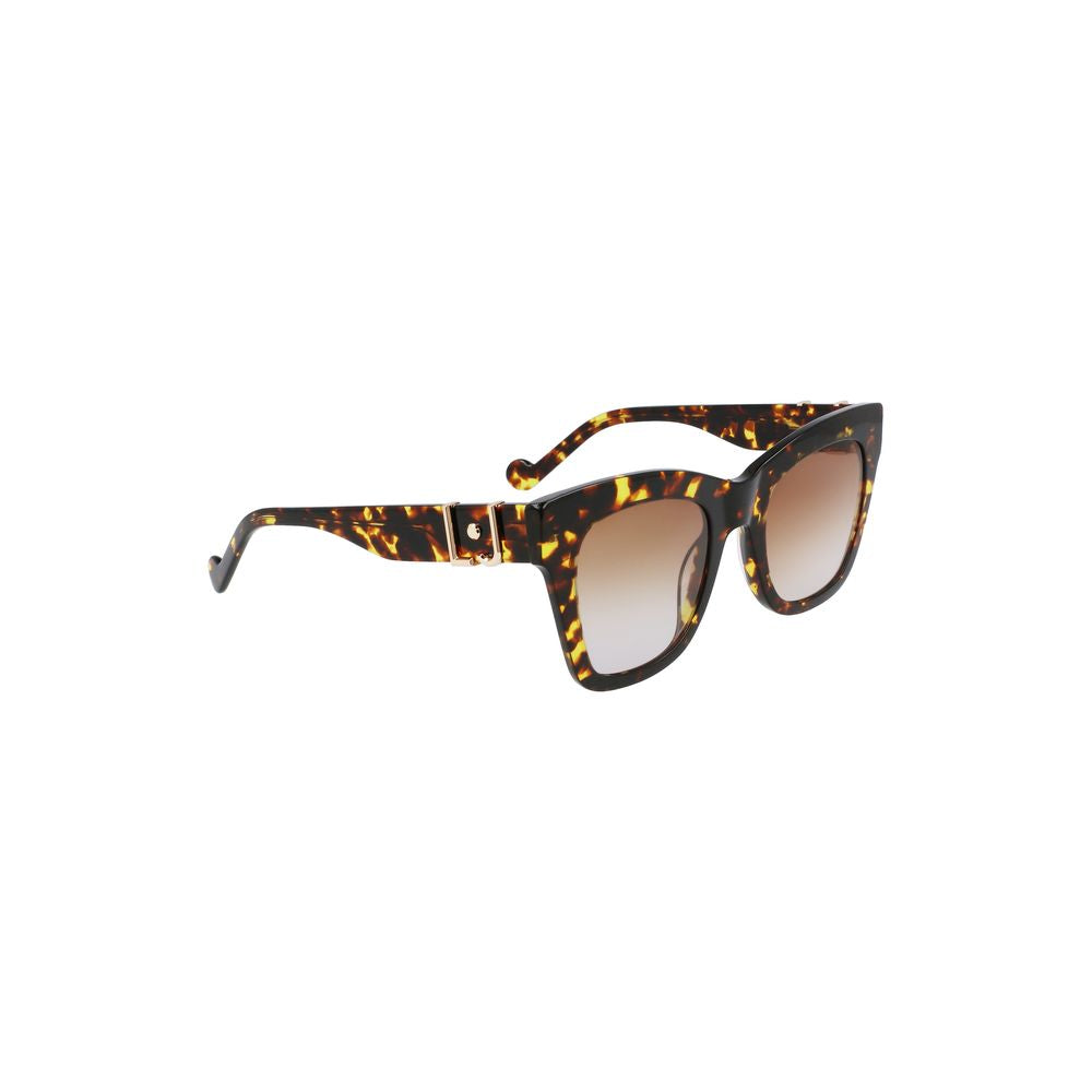 Braune Acetat-Sonnenbrille