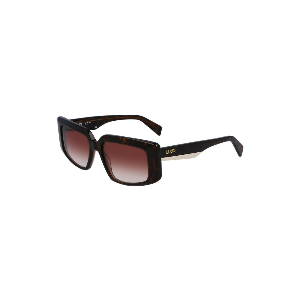 Braune Acetat-Sonnenbrille