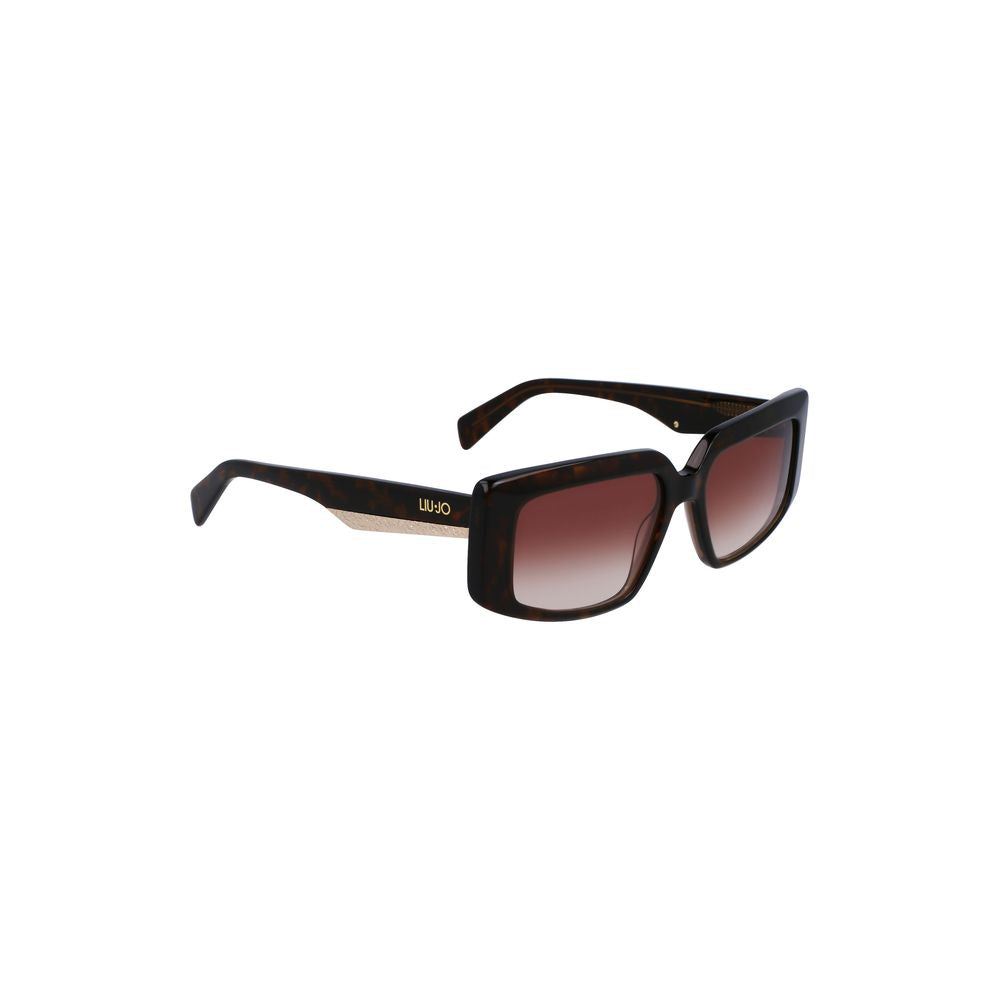 Braune Acetat-Sonnenbrille