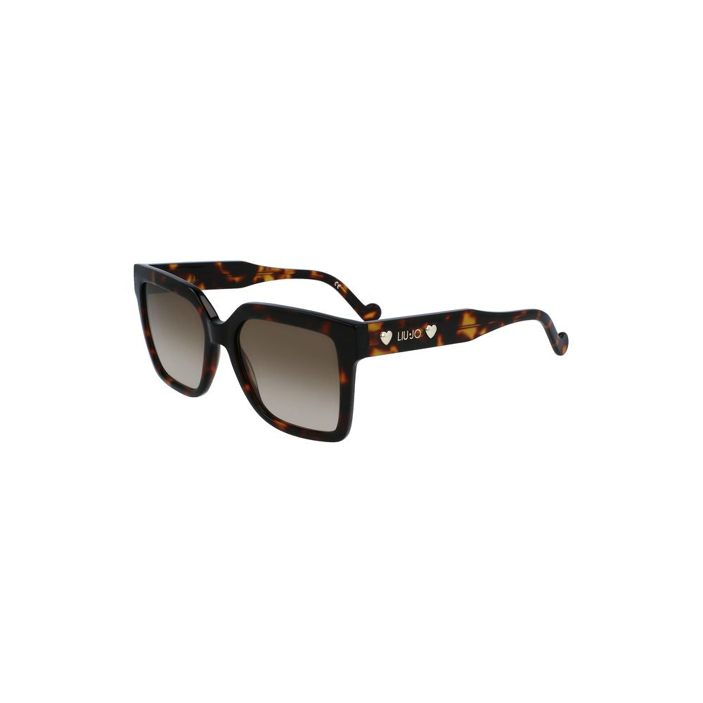 Braune Acetat-Sonnenbrille