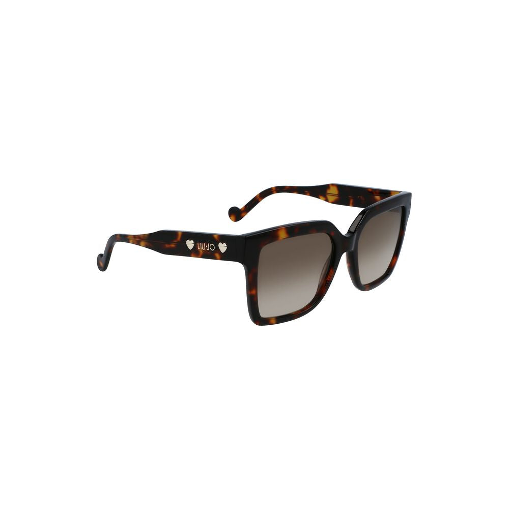 Braune Acetat-Sonnenbrille