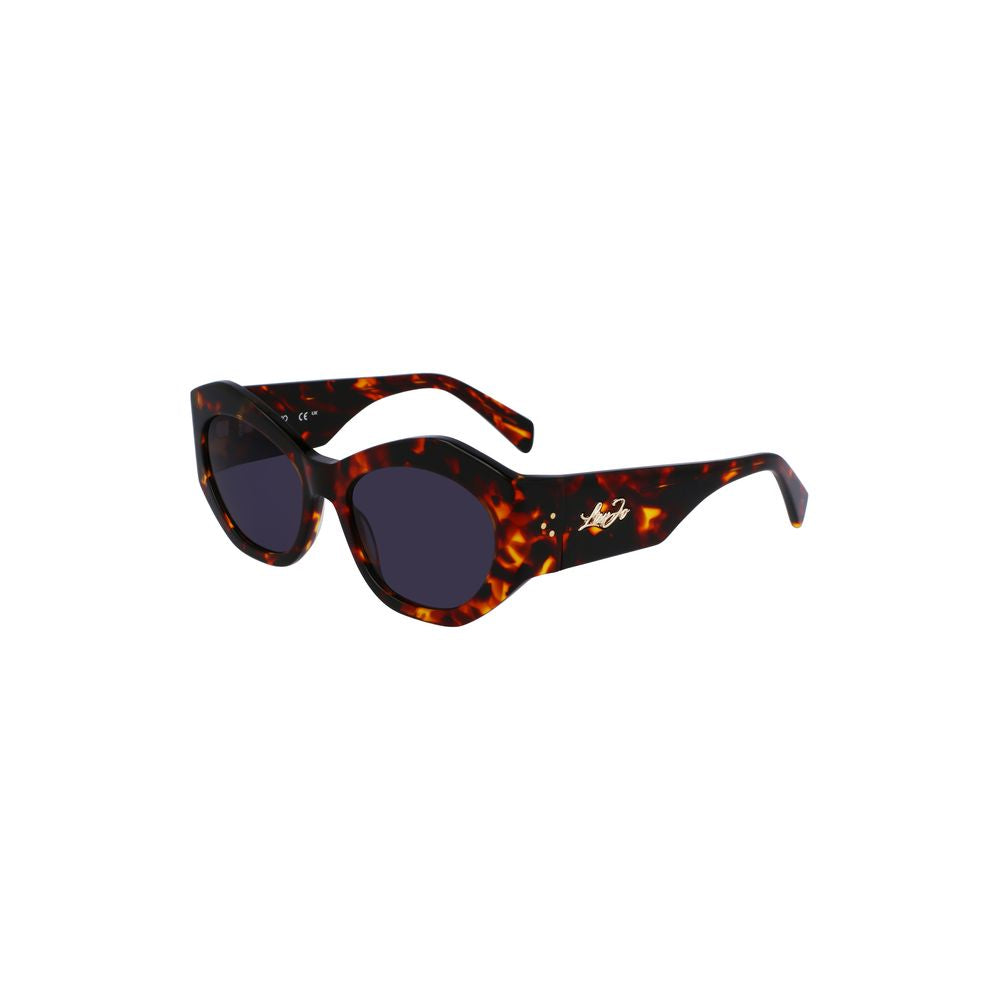 Braune Acetat-Sonnenbrille