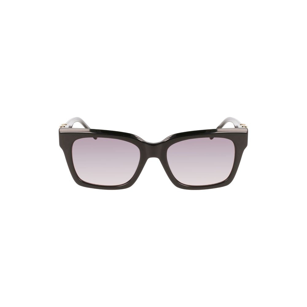 Schwarze Acetat-Sonnenbrille