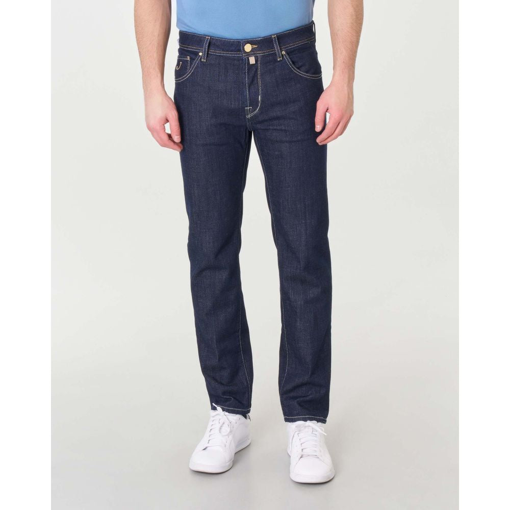 Blaue Baumwolljeans & Hose