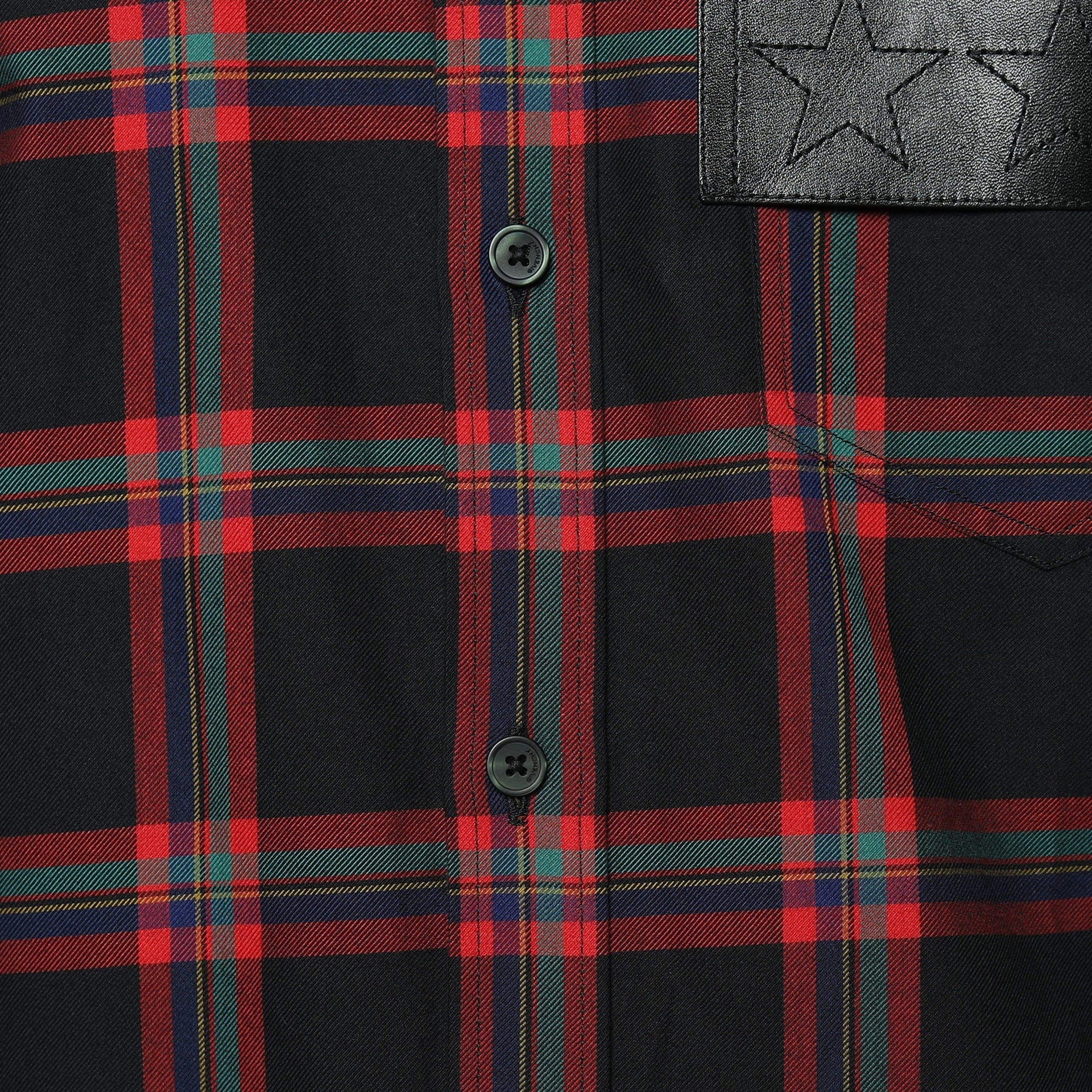 Givenchy-Givenchy Cotton Checked Shirt-MEN CLOTHING-Black-Deal-Outlet-by-ARCHIVIST