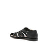 Loewe-Loewe Campo Leather Sandals-MEN SHOES-Black-Deal-Outlet-by-ARCHIVIST