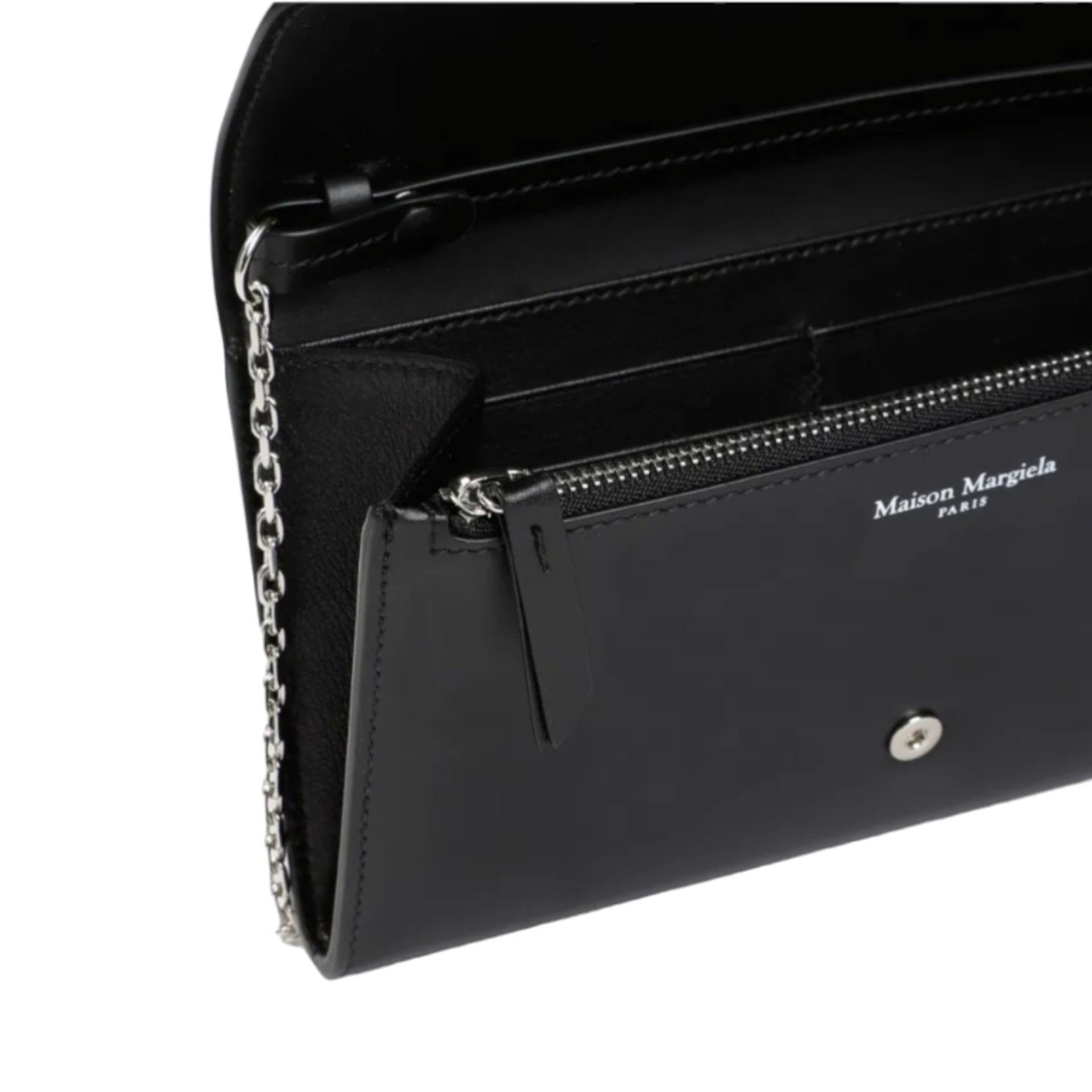 Maison Margiela Four Stiches Leather Chain Wallet