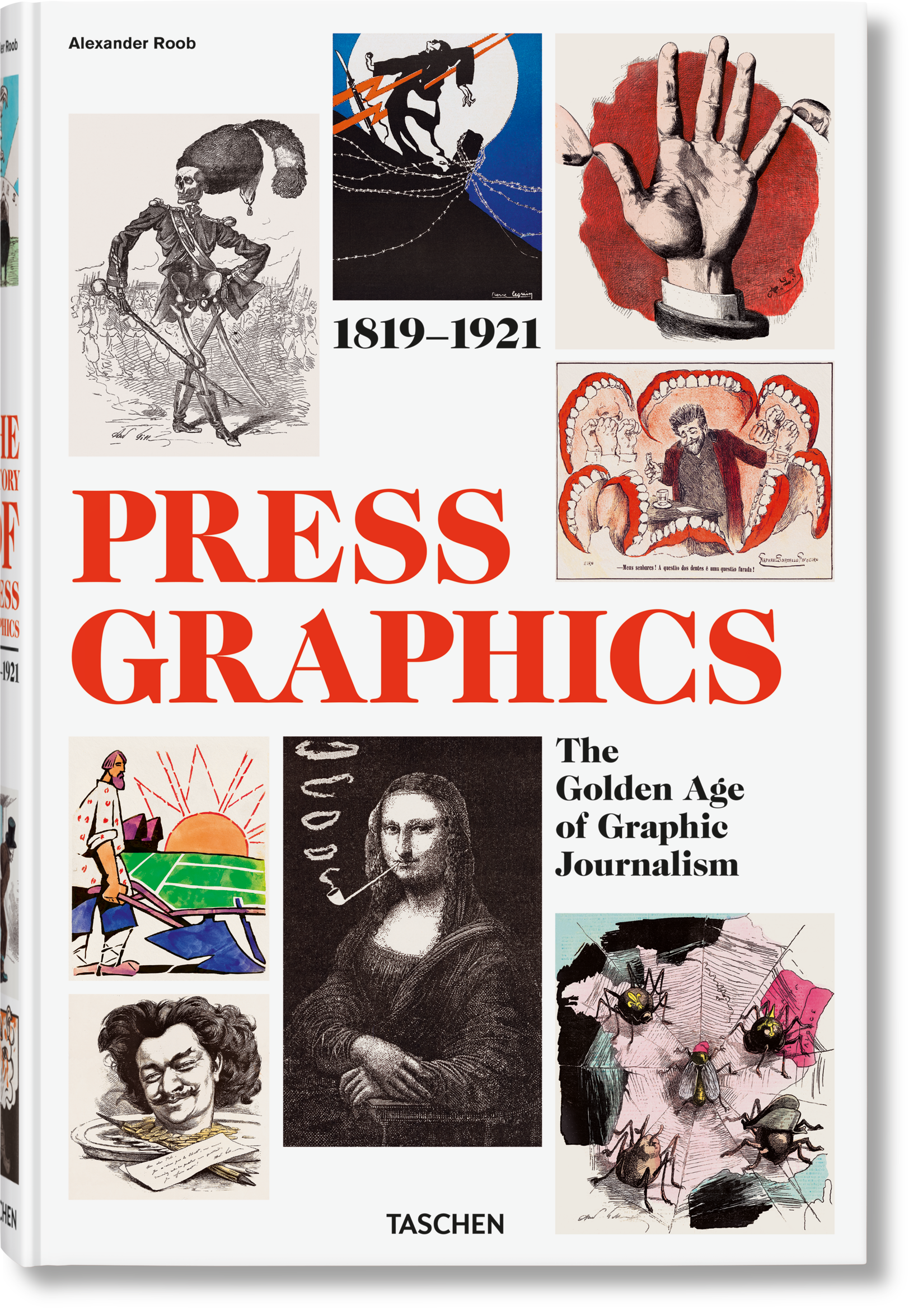 Taschen-History of Press Graphics. 1819–1921 (German, French, English)-Graphic Design-Black-Deal-Outlet-by-ARCHIVIST