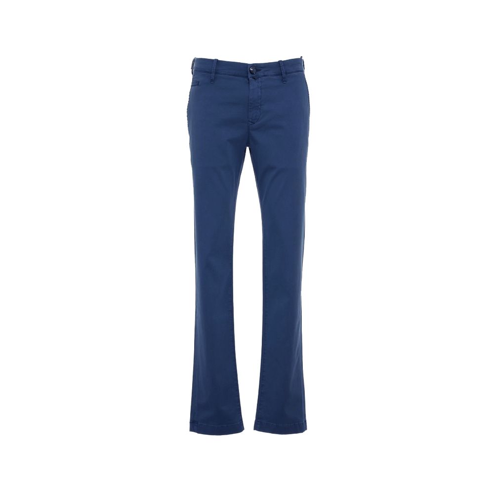 Schlanke Chino-Hose aus blauer Baumwolle - Slim Fit