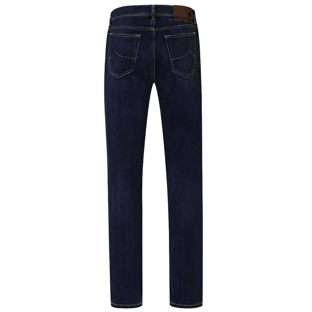 Blaue Baumwolljeans & Hose