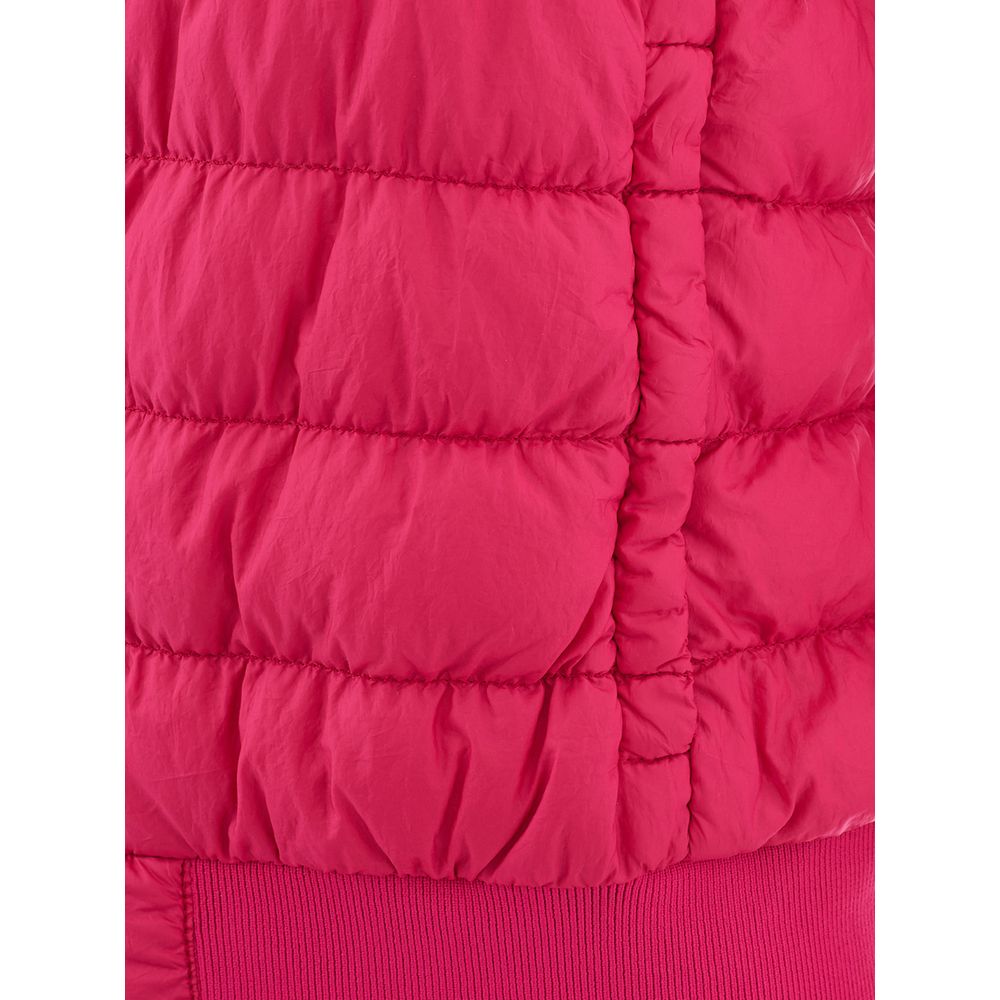 Fuchsia Eleganz Polyamid Jacke