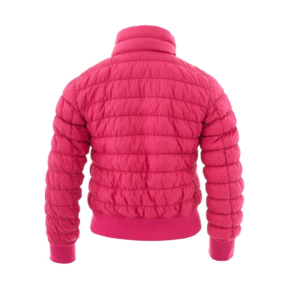 Fuchsia Eleganz Polyamid Jacke