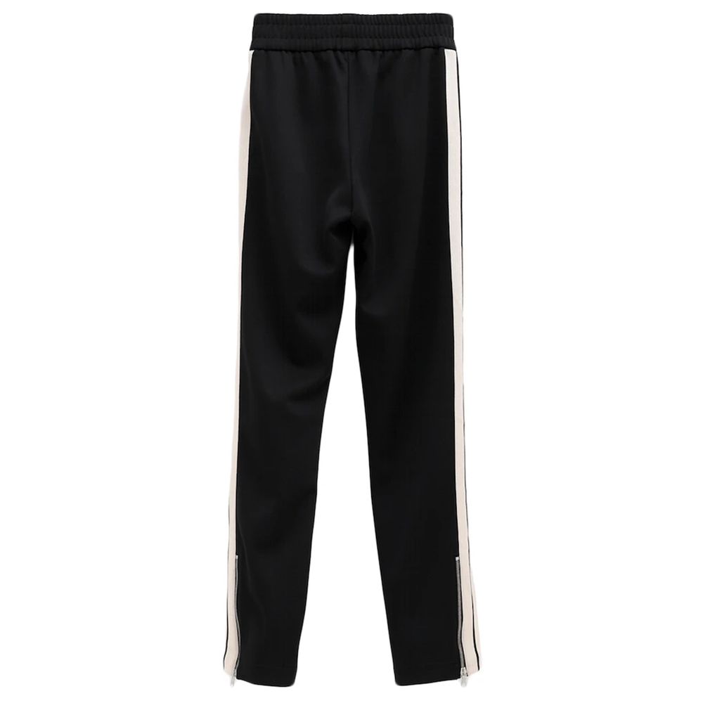 Schwarze Polyester Jeans & Hose