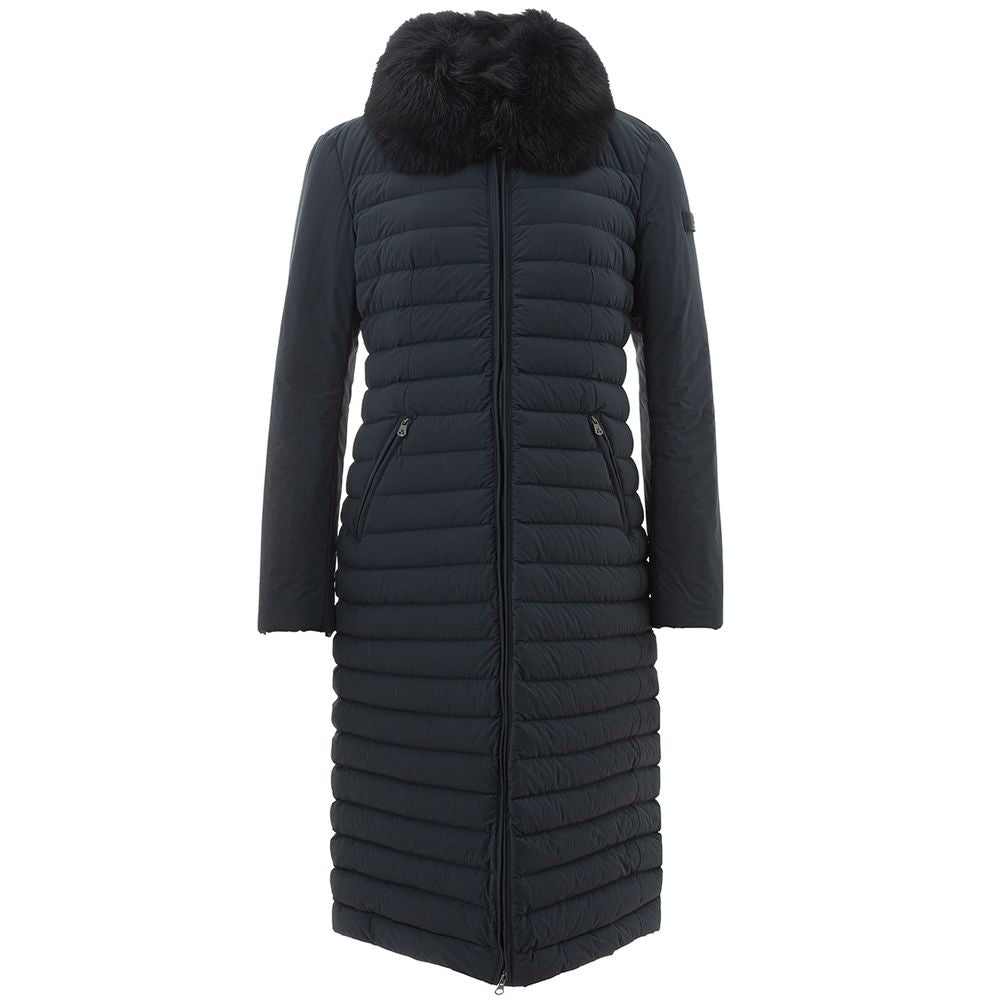 Schicke blaue Polyamid-Jacke für anspruchsvollen Stil