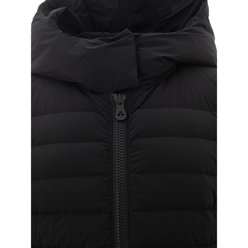 Elegante schwarze Polyamidjacke für Frauen