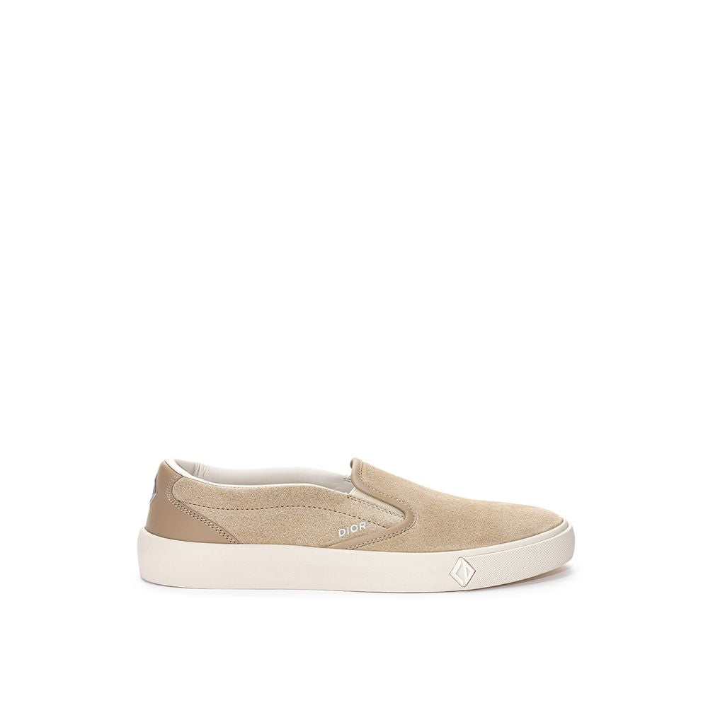 Beige Leder Sneaker