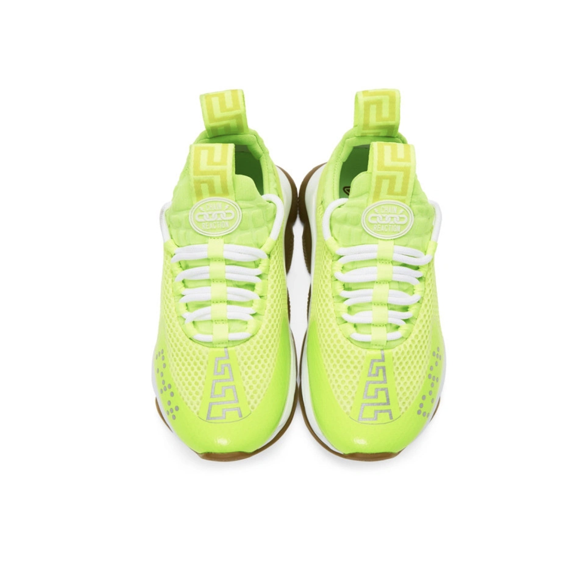 Versace SS19 Neon "Cross Chainer" Sneakers - MEN SHOES - VERSACE - T.Luxy