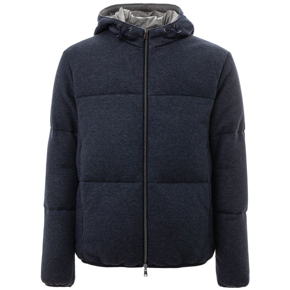 Marineblaue Baumwolljacke