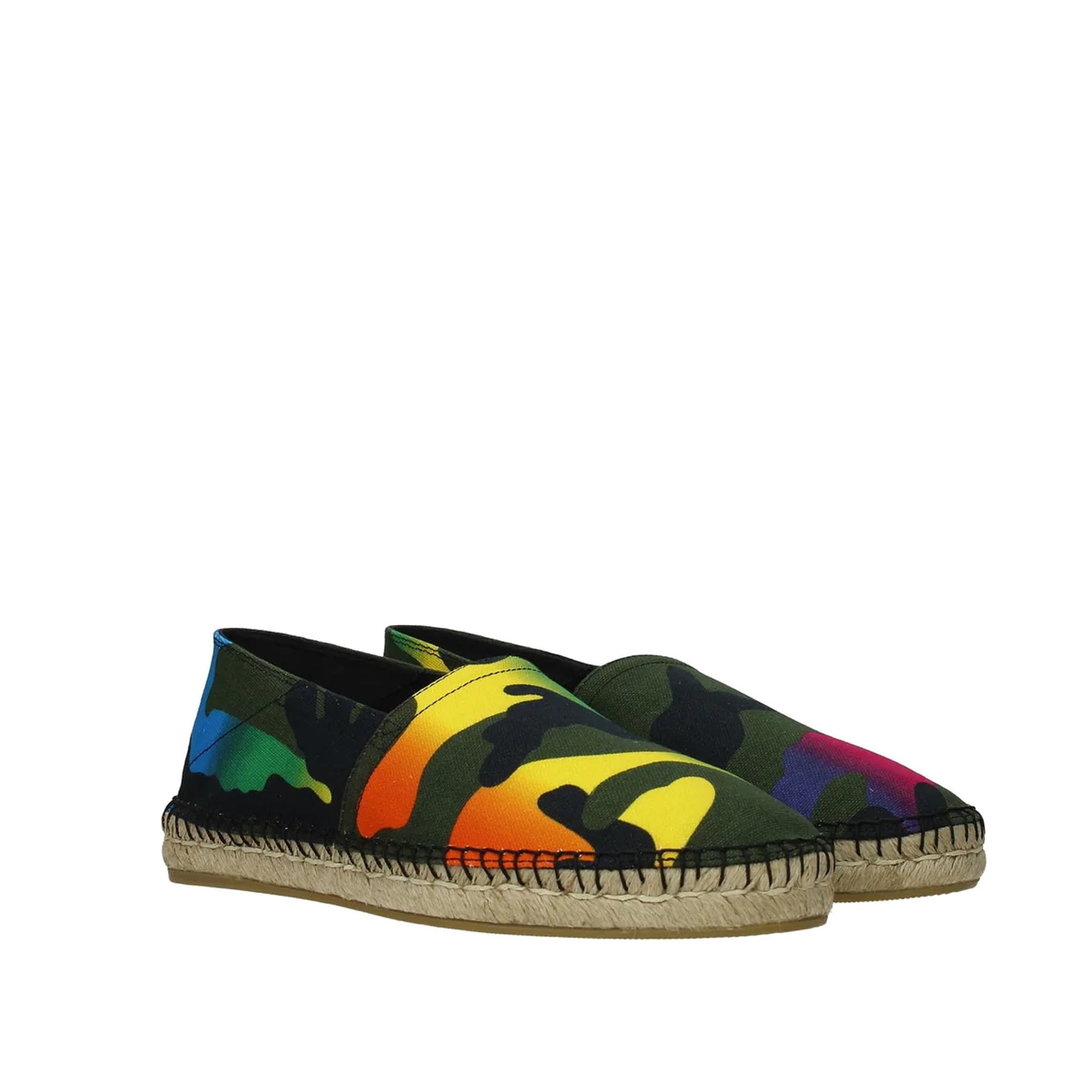 Valentino Garavani-Valentino Garavani Canvas Espadrillas-MEN SHOES-Black-Deal-Outlet-by-ARCHIVIST