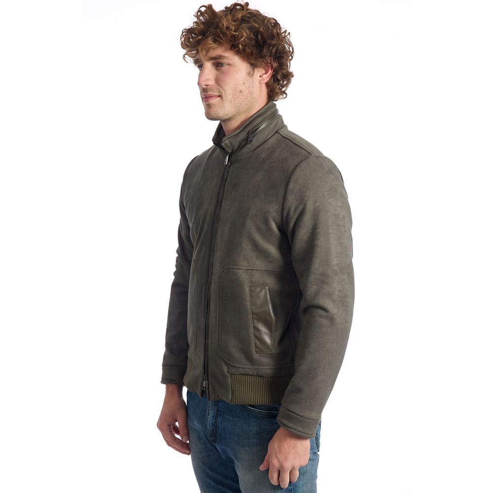 Grüne ECOMONTONE Jacke