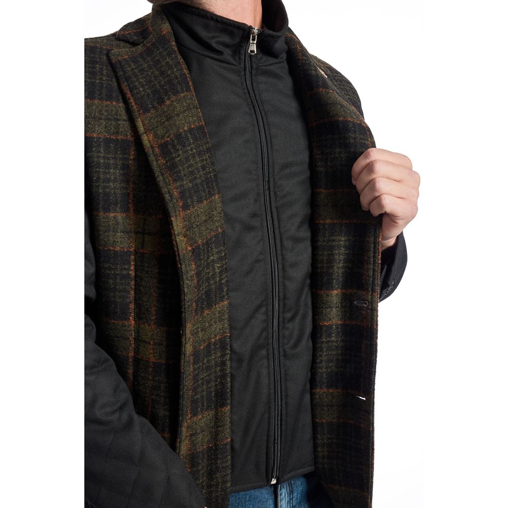 Jacke aus brauner Wolle