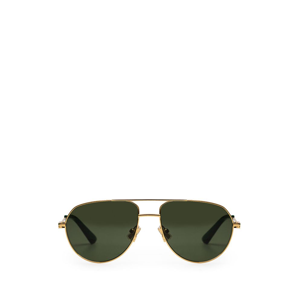 Goldene Metall-Sonnenbrille