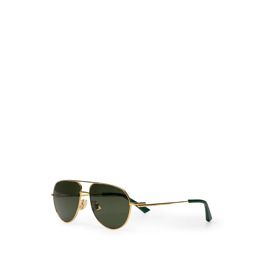 Goldene Metall-Sonnenbrille